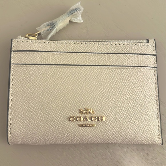 Coach Cream Key and Card Holder - Picture 2 of 5